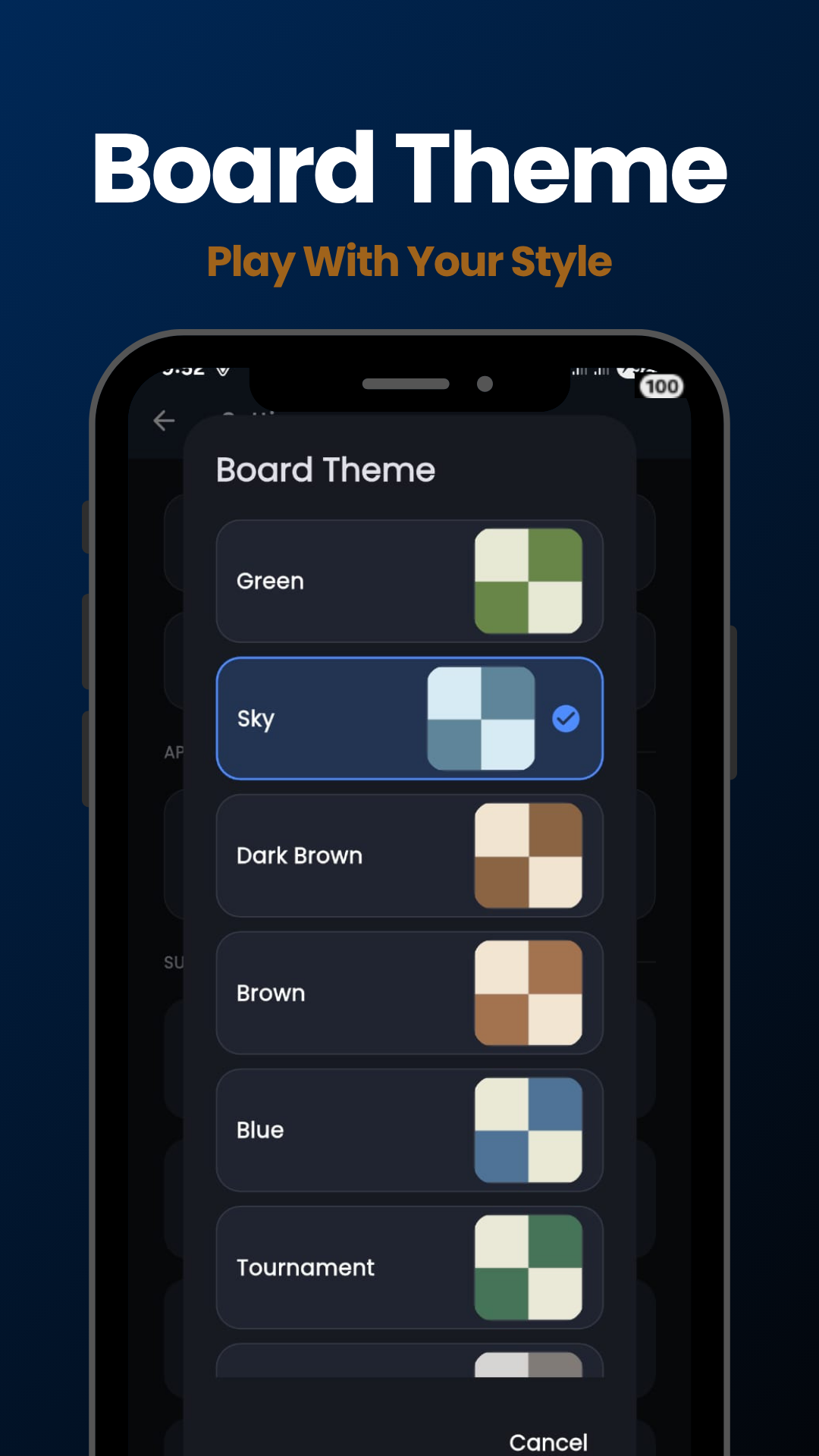 TacticMax customizable chessboard theme
